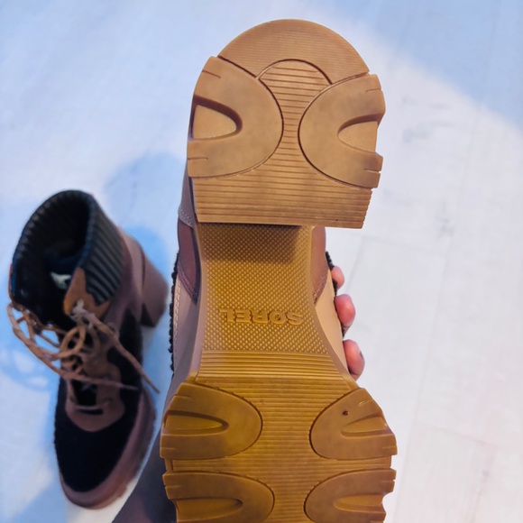 Sorel Brex Leather & Faux Shearling Boots - Picture 3 of 6